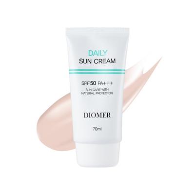 Diomer Daily Tone Up Sun Cream (70 ml 2,36 fl oz) SPF50 PA+++ Voděodolný, K-beauty opalovací krém