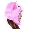 SAZAC Kigurumi Cap, Pink Bear, One Size Fits All, SZC-228