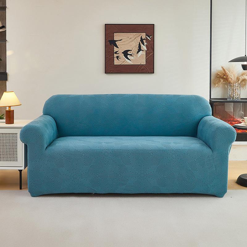 Thickened Jacquard Sofa Cover All-Inclusive Elastic Armrest Sofa Cover Solid Color Single Three Four Full Cover Sofa Towel
