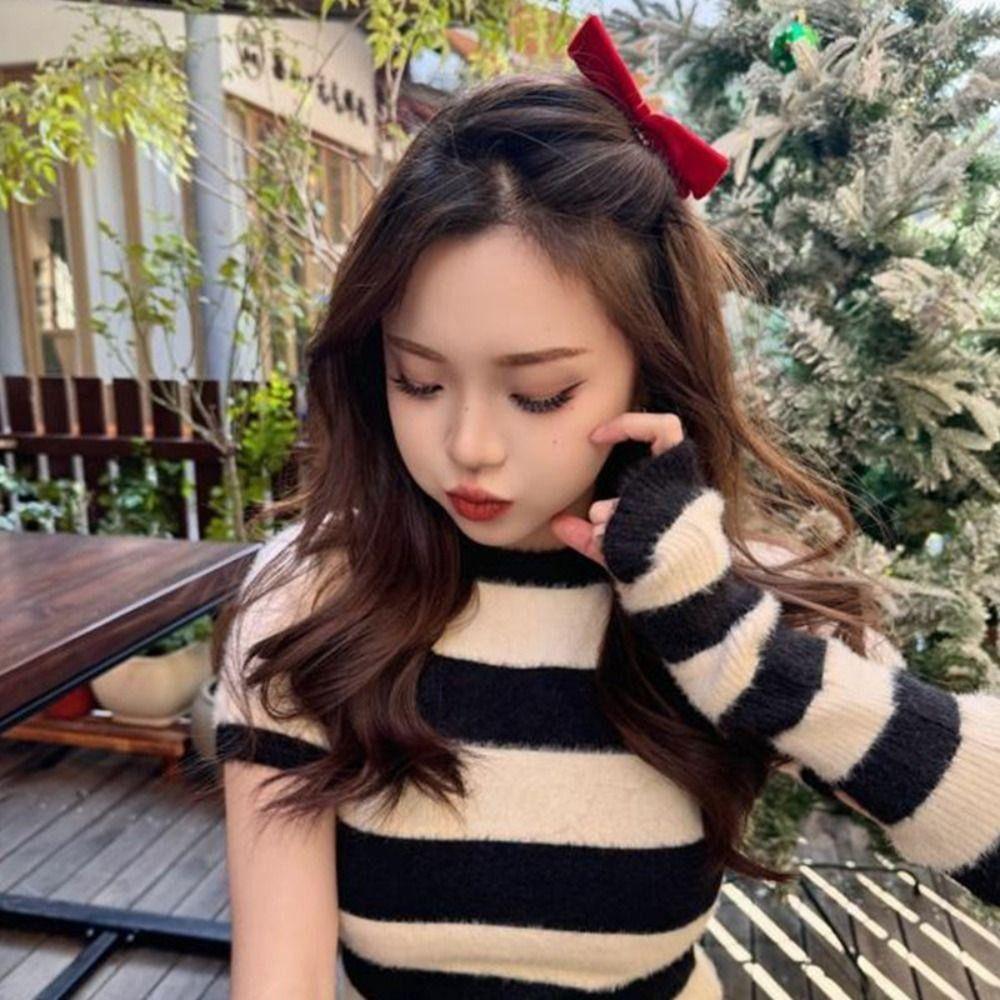 Bang Comb Sweet Hair Pin Styling Tools Broken Hairpin Retro Bowknot Hair Clip