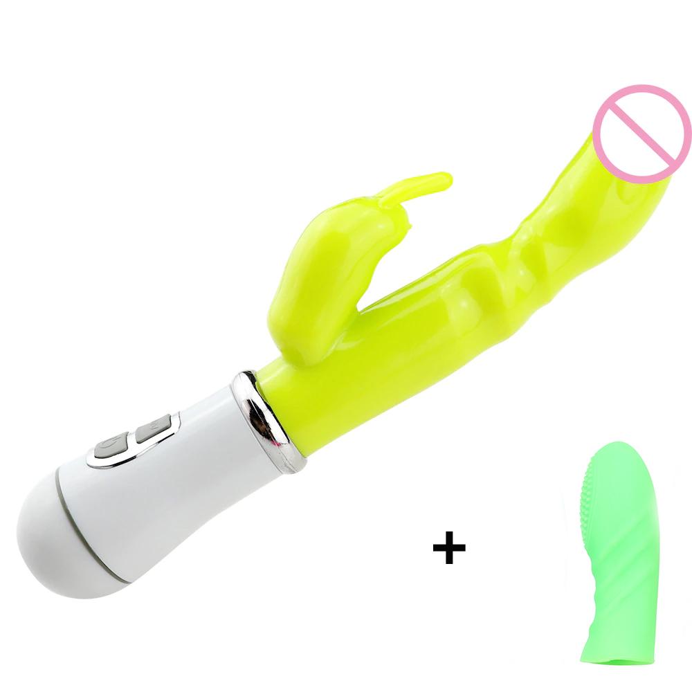 Wand Waterproof Dildo Vibrator Sex Toy Double Rod Masturbation Rabbit Vibrator Utensils Adult Sex Product Vibrator for