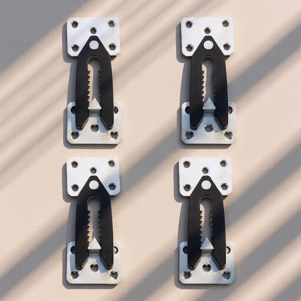 

4Pcs Furniture Joint Snap Sturdy Sectional Sofa Connector Adjustable Sofa Alligator Clamps Accessories Sectional Couch Connector 16X5.5X2CM