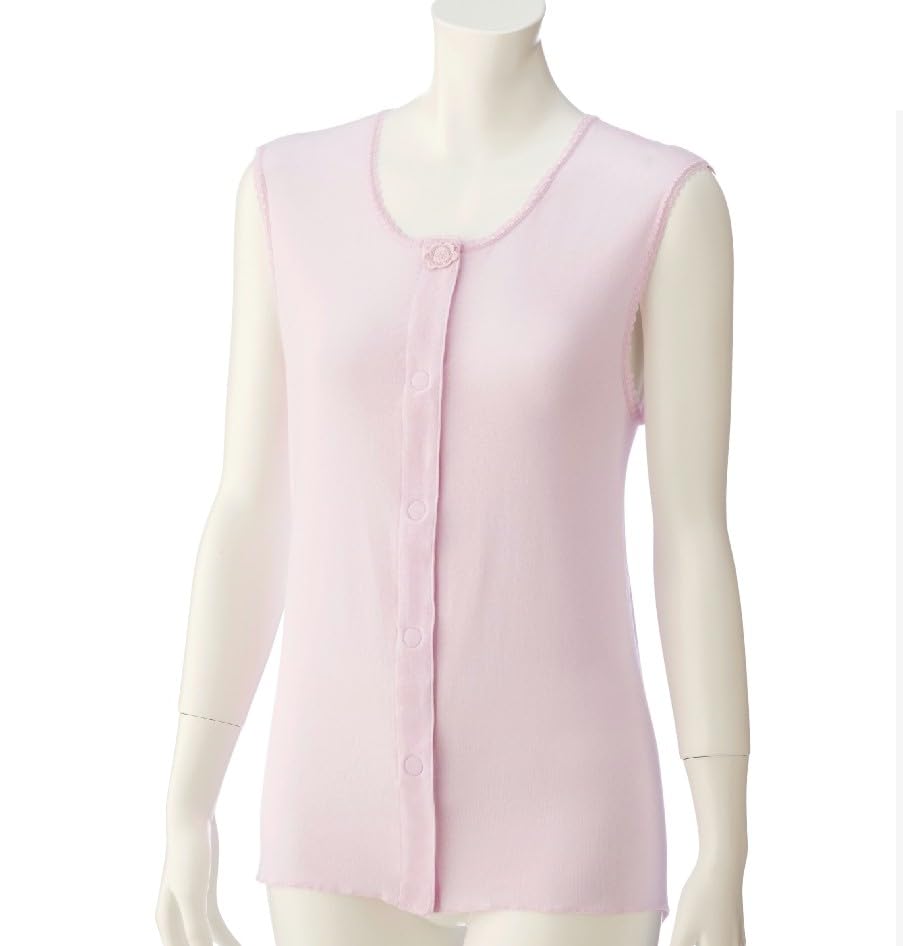 [Asakusa Kimono Market] Women's Open-Front Run-Style Undergarment with One-Touch Closure (1 Item) for Caregivers, Size L