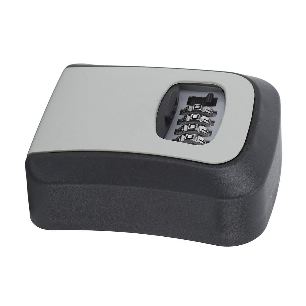 Key Lock Box ABS and Alloy Waterproof 5 Key Capacity Key Safe Lock Box with Sliding Guard for