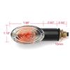 12V 10W Motorcycle Led Turn Signal Indicators Amber Blinker Light  Lamp