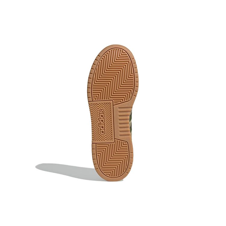 Adidas Neo 100Db Comfortable Non-Slip Wear-Resistant Low-Top Skate Shoes Unisex Skate Shoes Brown Green HP9943