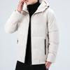Winter New Trend Feather Rong Padded Jacket Men's Jacket Hooded Padded Jacket Thickened Large Size Men's Jacket