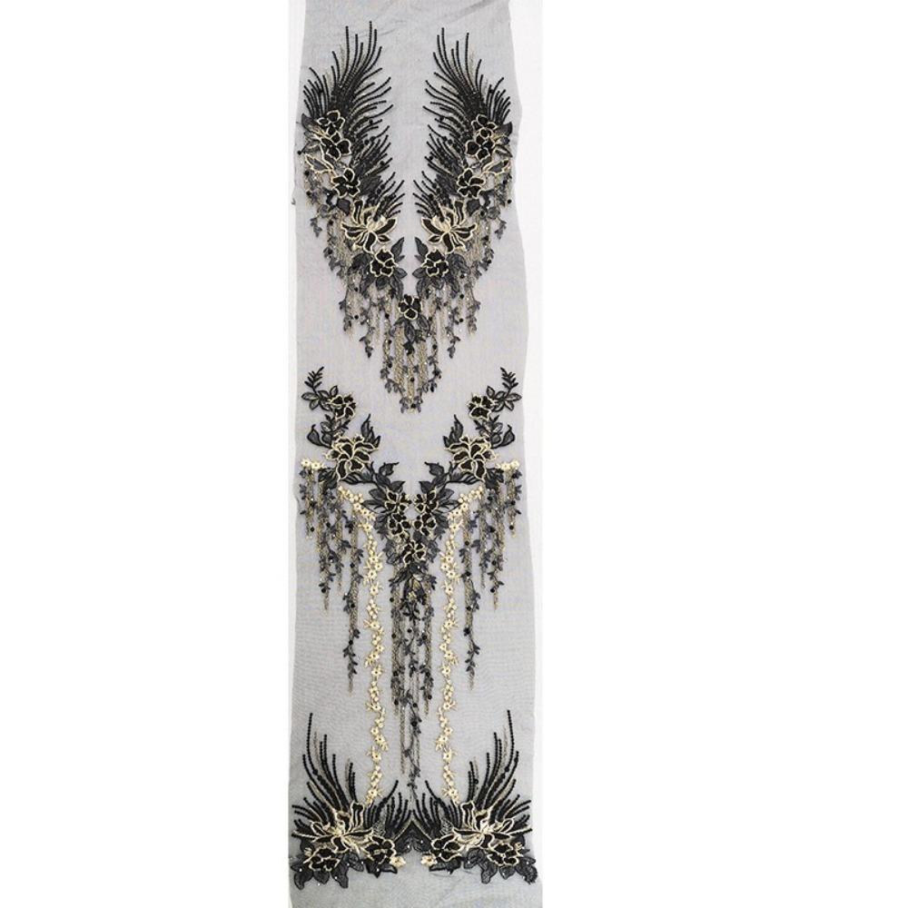 

DIY Sequined Embroidery Patches Sequin Embroidery Embroidered Floral Patches Wedding