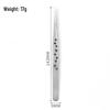 High-Grade Nine-Hole Stainless Steel Jewelry Tweezers: Bent & Straight, Long Thin Tip for Gems, Nails, and Eyebrows