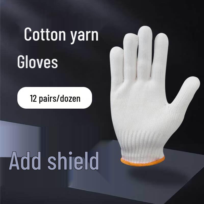 Cotton Yarn Work Gloves