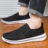 Men's net shoes summer new soft-soled light walking shoes hollow breathable mesh lazy shoes