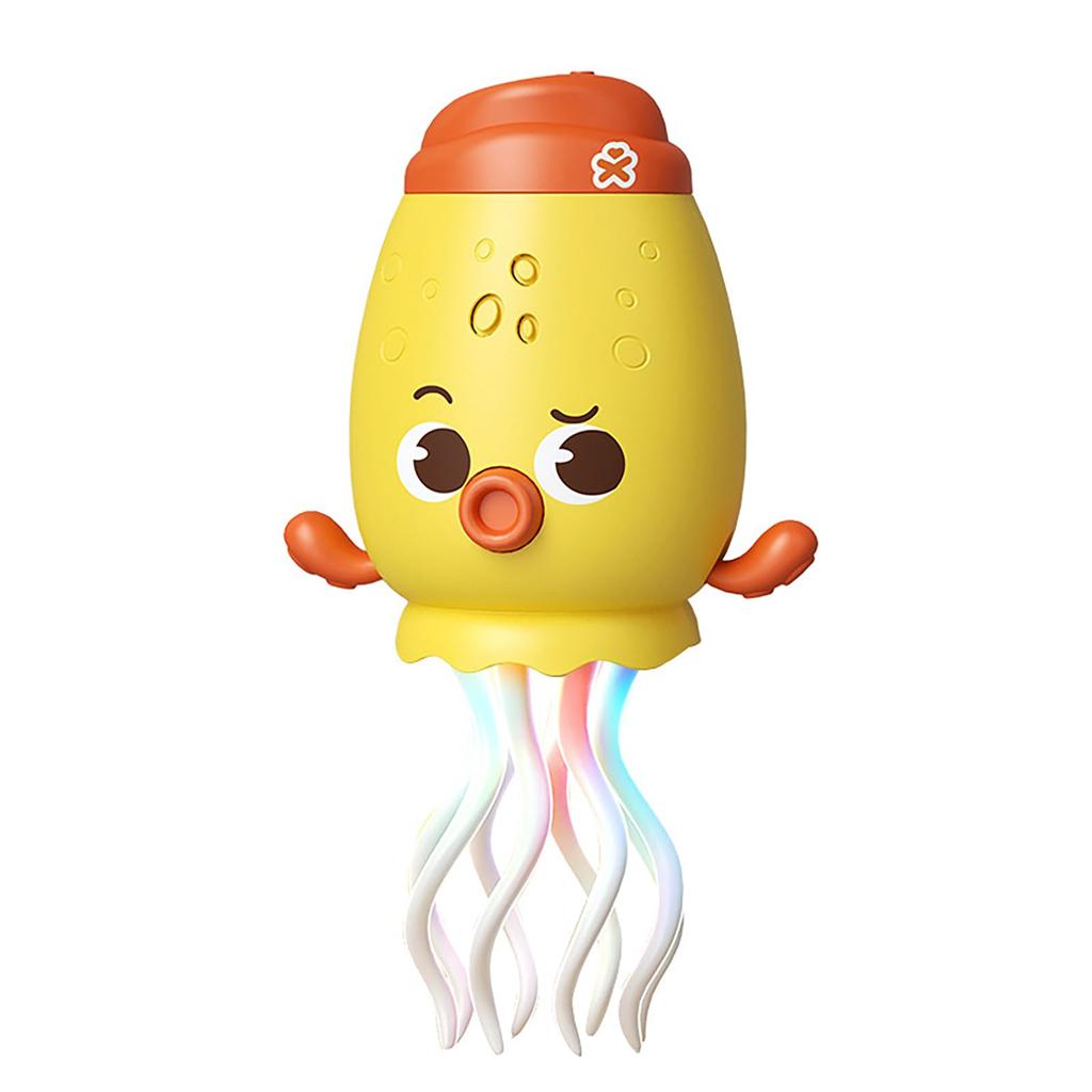 Squid Toy, Crawling and Dancing Octopus, Electric Squid Toy with LED Lights and Music, Automatic Obstacle Avoidance, USB Rechargeable, Imitation, for