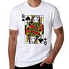 Queen Of Spades Tshirt Soft Casual Short Sleeve Cotton Tee