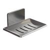 Punch-Free Aluminum Soap Dish and Draining Holder