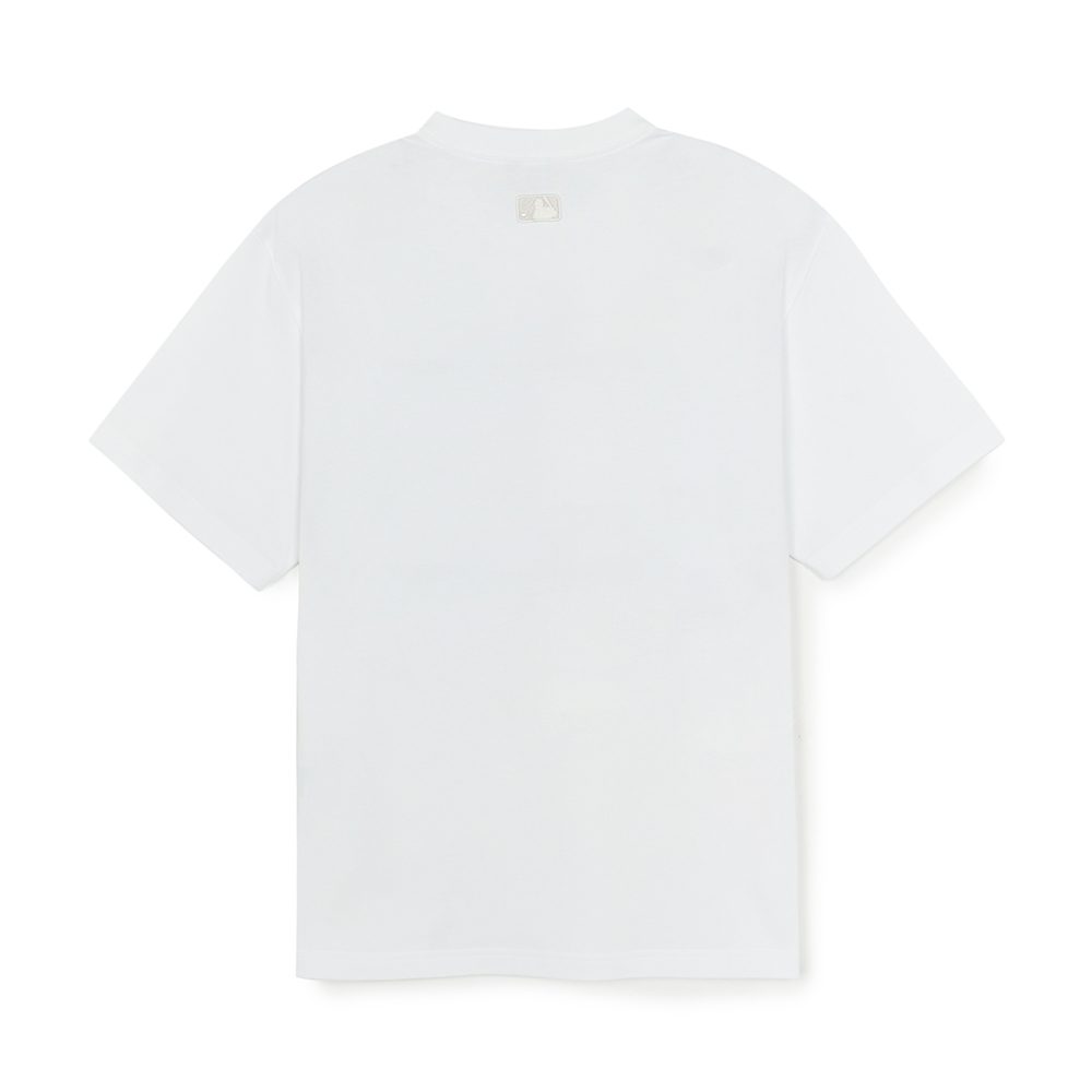 MLB New York Yankees Basic Collection SS25 T Shirt Unisex Standard White 3ATSB6153-50WHS