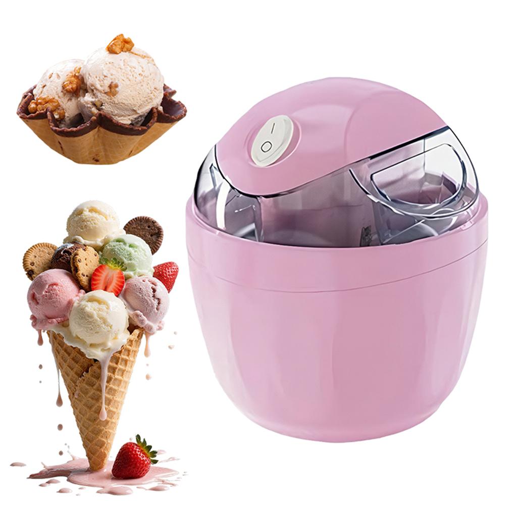 Small Ice Cream Maker Just 15 Minutes Personal Gelato & Sorbet Machine One-Touch for Homemade Frozen Treats Everyday Kitchen Use