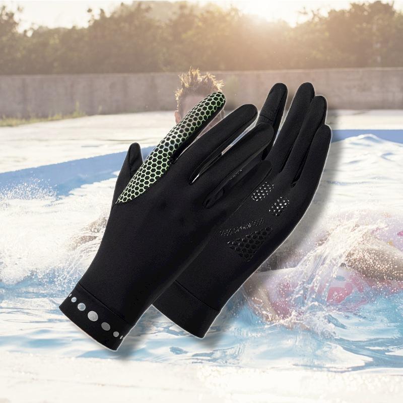 Flip Touch Screen Sun Protection Gloves Women's Outdoor Sports Ice Cool Thin Driving