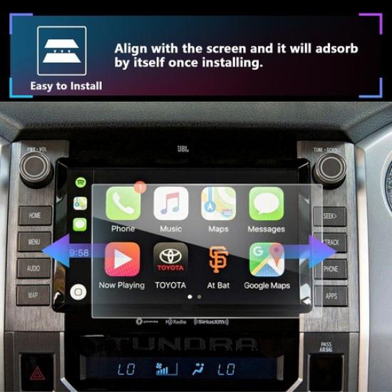 LFOTPP Car Touchscreen Protector Tempered Glass 8-in For 2020-2021 Toyota Tundra