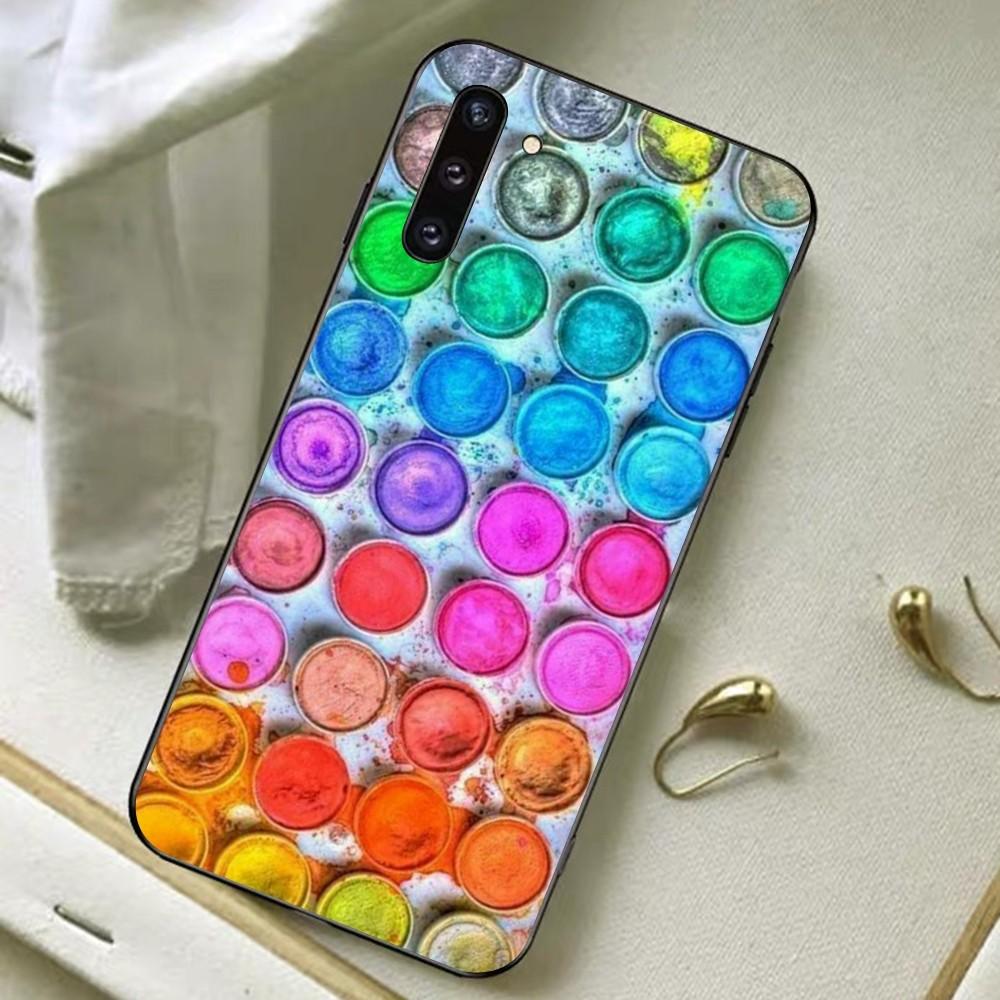Watercolors Paint Palette Painting Box Phone Case For Samsung A 13 21 30 31 32 51 52 53 70 for Huawei Honor 50 60 70 for OPPO