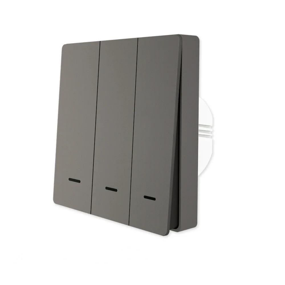Melery ZigBee Smart Light Switch Push Button Wall Interruptor Inteligente Tuya SmartLife App 2 Way Remote By Alexa Google Home