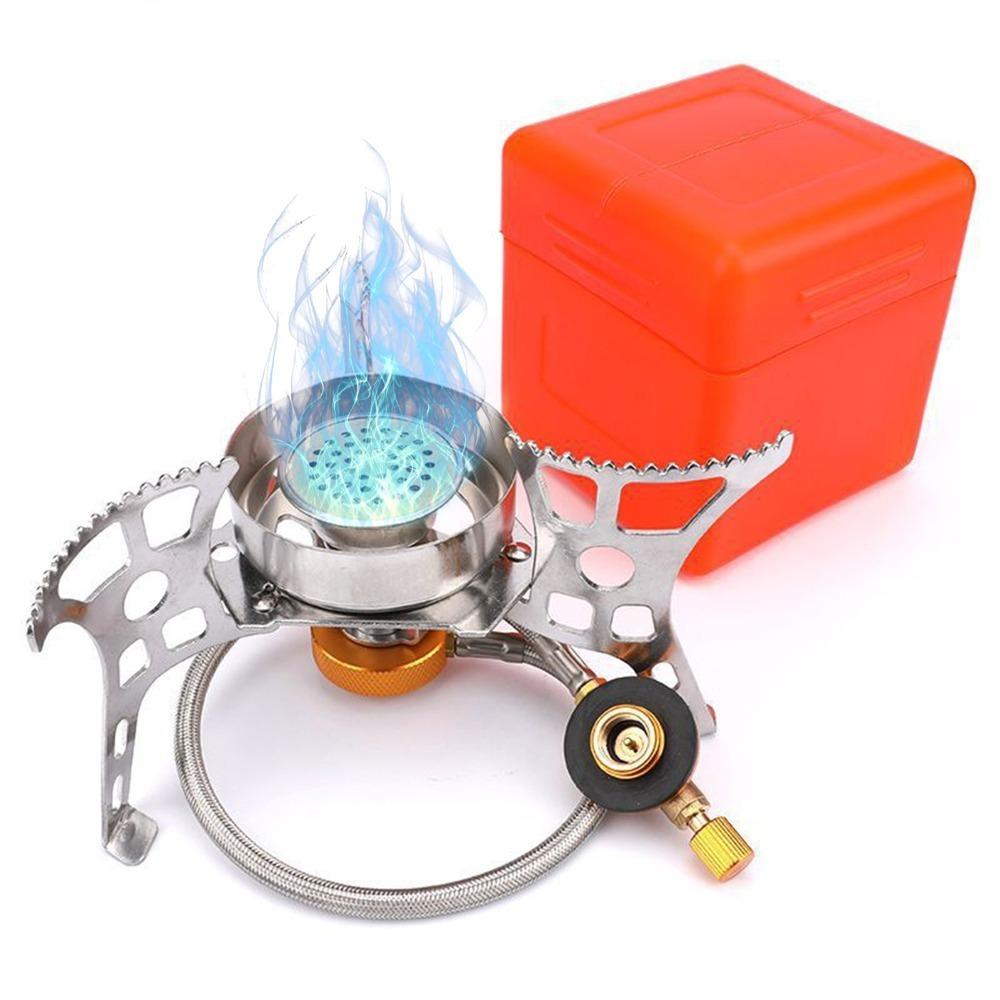 Aluminum Alloy, Copper Portable Gas Stove Lightweight Outdoor Stove Camping Stove  Outdoor Camping Stove