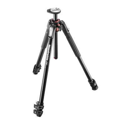 Manfrotto 190 Pro Aluminium Hergestellt in Maximale Tragfähigkeit 15 kg Vollständig Ausgefahrene Höhe 160 cm Schnell Schnell Power Einfache Mitte und Einfache Bedienung Stativ,