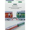 1/32 Diecast Nostalgic Steam Green Leather Train Toy Can Be Sprayed Alloy Train Children's Toy Kids Gift Birthday Present for Boys