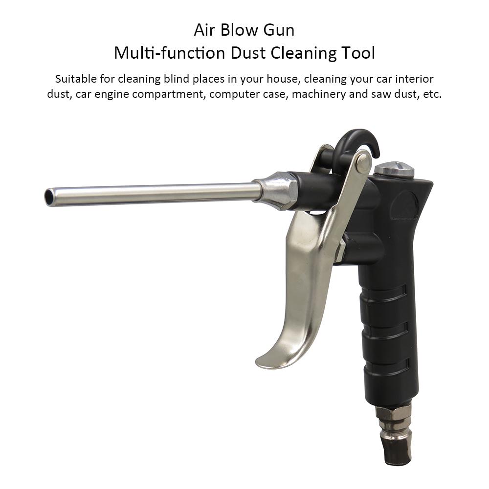 Air Blow Gun Red Plastic Handle Angled Bent Nozzle Air Duster Blow Gun Cleaner Air Blower Duster Blow Dust Gun