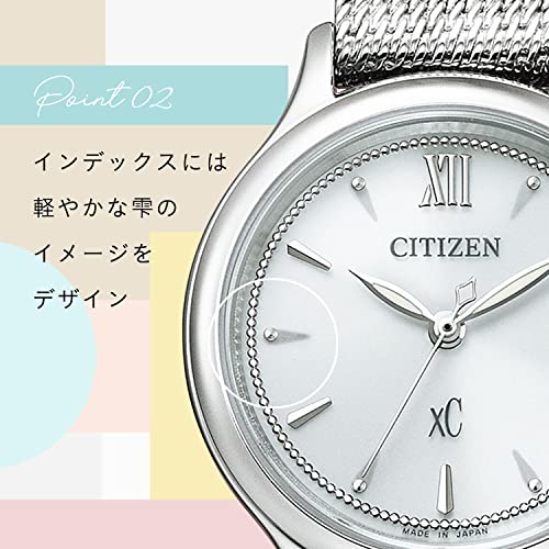 Citizen XC Eco-Drive Uhr (Silber/Wasserdicht/Damen) EW2631-55A Mizu Kollektion Citizen Solar Geschenk