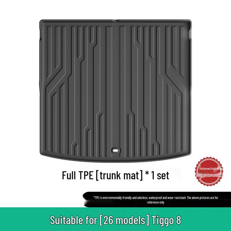Compatible Floor Mats for 26 Chery Tiggo 8 Models - Eco-friendly TPE Car & Trunk Mats