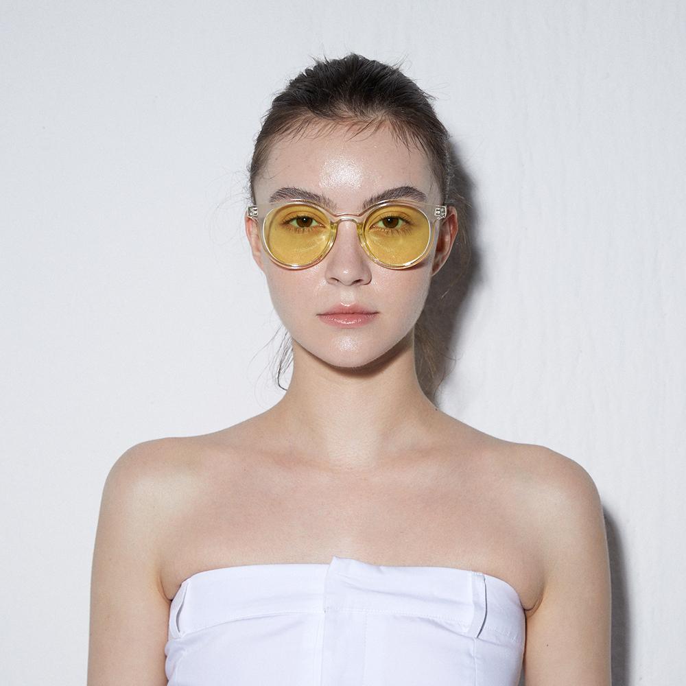 Mitaseongeullaseu Fraser Tinted Sunglasses Mt005178C2 Yellow
