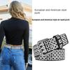 Belt Accessories Unisex Gothic Waist Strap Jeans Belt Wide Belt for Girdles  Gifts