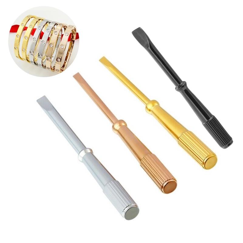 Portable Bracelet Screwdriver Bracelet Repair Screwdriver Tool 3 Steel Colors