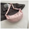 Soft Leather Shoulder Bag Crescent Armpit Bag New Horn Dumpling Bag Large Capacity Minimalist Lazy Wind Messenger Bag