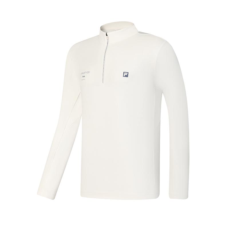 New FILA T Shirts Men's Brown White A11M441216FWT