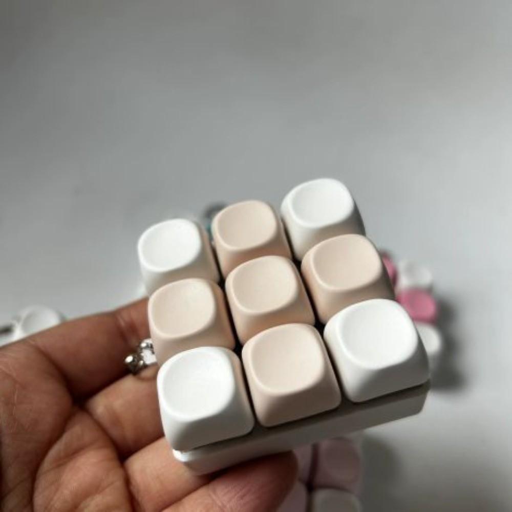 DIY Klávesnice Prst Klávesnice Krytka Klávesy Clicker Hračka Relaxační Fidget Klíčenka Pro Dospělé