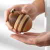 Bee Toothpick Holder: Creative Solid Wood Decorative Desktop Ornament with Cute Mushroom Design