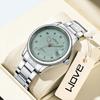 Langjue Automatic Men'S Watch Steel Belt Butterfly Buckle Luminous Fashion Non-Mechanical Women'S Quartz Watch