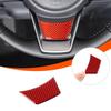 Red Carbon Fiber Steering Wheel Trim Sticker For Subaru Crosstrek 2024+