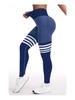 Women's Seamless High-Waisted Striped Peach Lift Yoga Leggings
