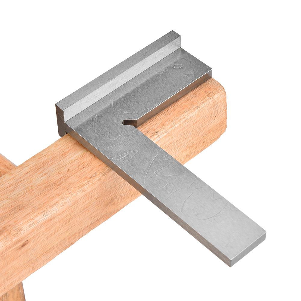 Angle Ruler Engineer Square High Accuracy Stainless Steel 90 Degree with Seat(150x100mm)