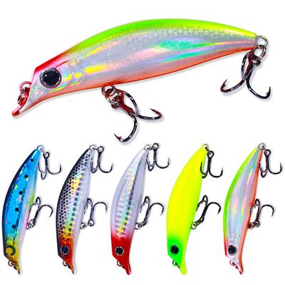 5pcs/lot 7.9cm-7.4g Sinking Minnow Deep Long Cast Fishing Lure Crankbaits Jerkbait Bait Perch Pesca Wobblers