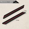 Universal Truck Car 2PCS Bumper Protector Strips Rubber Anti Scratch Guard Protective Corners for Exterior Protection