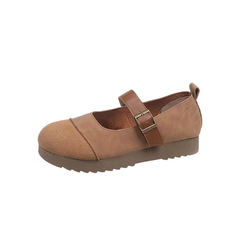 Fashion flat-soled single shoes women's new spring commuting is not tired, Doudou shoes, Mary Jane shoes