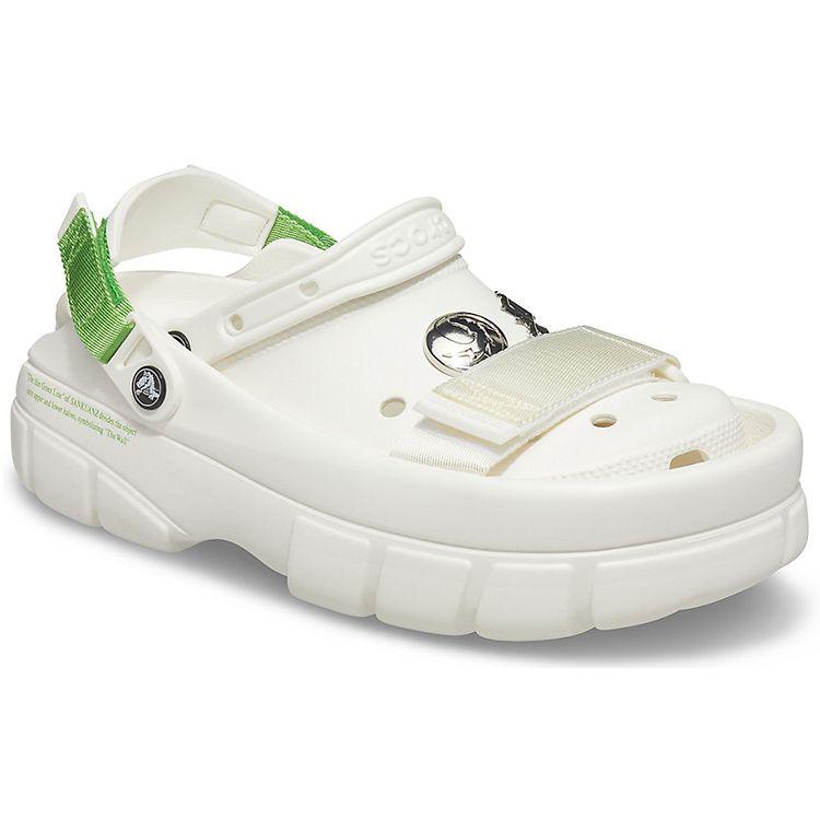 Sankuanz x Crocs Clog Wit Groen Unisex Sneakers 206900-100