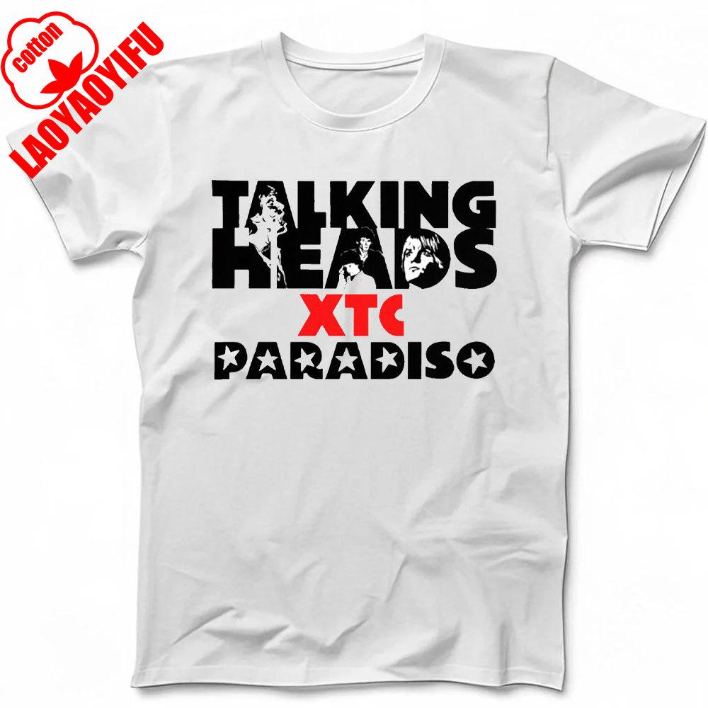 XTC Drums and Wires New Wave Rock Music Gift Black T Shirt Fashionable and Casual Combed Cotton Short Sleeved Round Neck T-shirt