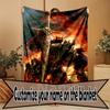 Custom Name Personalized Transformers Print Blanket, Home Decor, Bedroom, Sofa, Camping, Couch, Gifts for Birthday Christmas