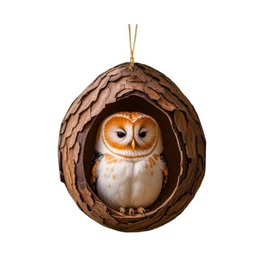 Forest Animal Acorn Ornaments Christmas Tree Decorations 2026 Acrylic Woodland Creature Hanging Ornaments for Home Decor Rustic Gifts