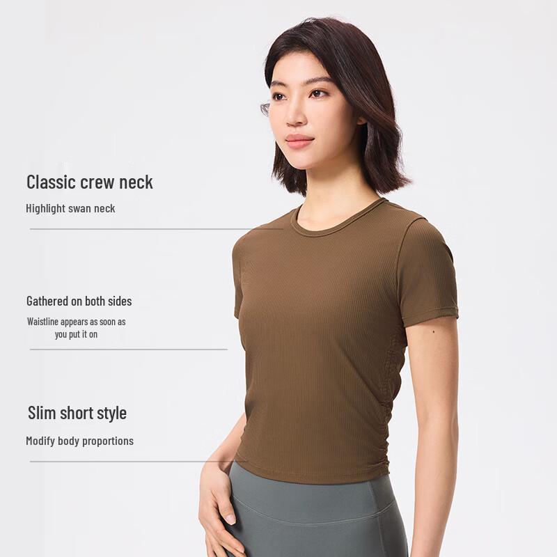 Keep Women's Slim-Fit Short-Sleeve Yoga T-Shirt