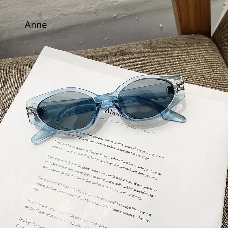 Vintage Small Sunglasses Retro Sun Glasses for Women Black Shadow Cat Eye Glasses Men Designer Cateye Sun Glasses UV